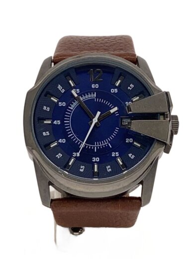 商品画像：クォーツ腕時計/アナログ/--/NVY/BRW/SS/DZ-1618 1