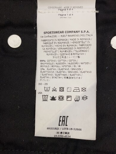 商品画像：ボトム/28/コットン/BLK/6915J1BQ1 6