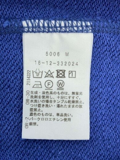 商品画像：スウェット/M/コットン/BLU/16-12-332024 4
