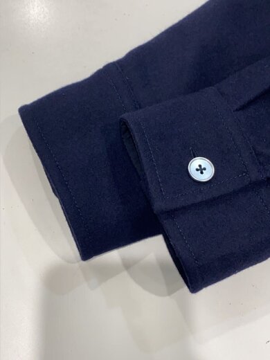 商品画像：I/長袖シャツ/46/ウール/NVY/JPUT600325MT21250012 6