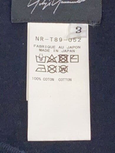 商品画像：Tシャツ/3/コットン/BLK/NR-T89-052 4