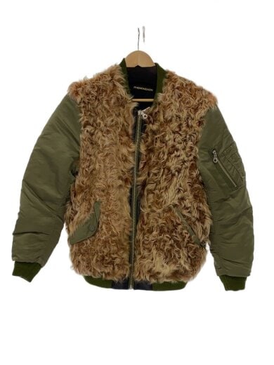 商品画像：13AW/Fur MA-1 Jacket/ジャケット/S/ファー/KHK 1