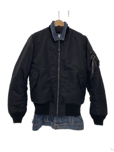 商品画像：×ALPHA INDUSTRIES×MINEDENIM/MA1/M/ナイロン/BLK/SOPH-1920 1