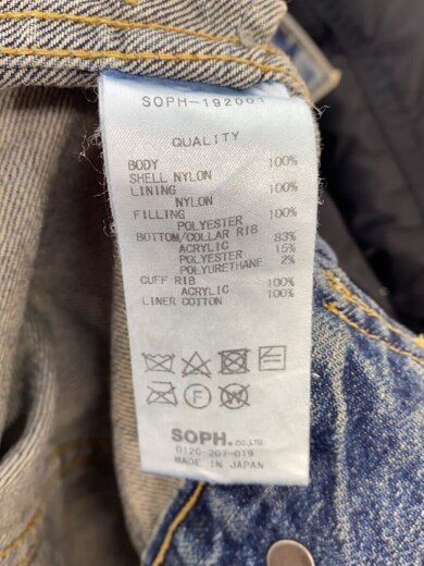 商品画像：×ALPHA INDUSTRIES×MINEDENIM/MA1/M/ナイロン/BLK/SOPH-1920 5