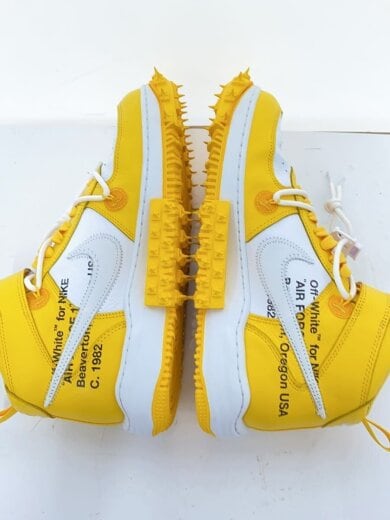 商品画像：OFF-WHITE X AIR FORCE 1 MID_オフホワイト X エアフォース 1 ミッド/29cm/YLW 6