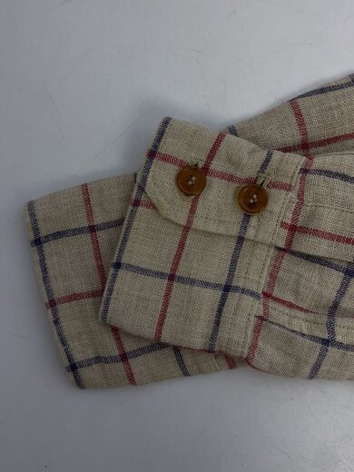 商品画像：セットアップ/44/リネン/BEG/チェック/VW-M1-89892 6