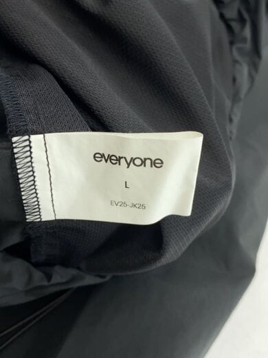 画像：everyoneナイロンジャケット/L/ポリエステル/BLK/EV25-JK254