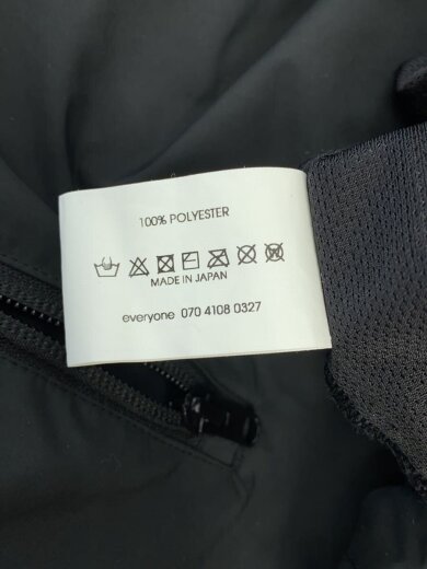 画像：everyoneナイロンジャケット/L/ポリエステル/BLK/EV25-JK255
