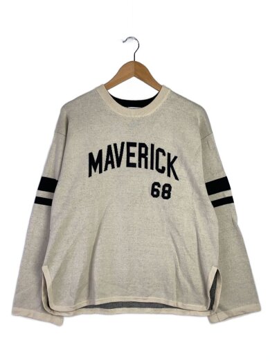 商品画像：MAVERICK ニット/25SS/アクリル/WHT/25-080-400-3010-1-0// 1