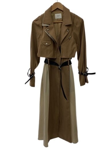 商品画像：コート/S/ポリエステル/BRW/01010720180 1