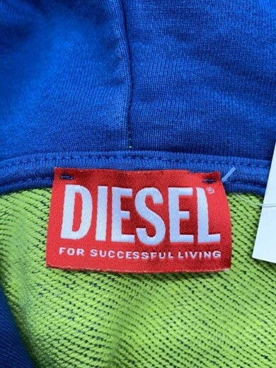 商品画像：I/ダメージ加工パーカー/L/コットン/BLU 3