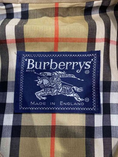 画像：BURBERRYSI/ハリントンジャケット/--/コットン/BEG/チェック/毛玉有3
