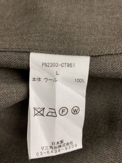 商品画像：PAN/ショートトレンチコート/L/ウール/グレー/PN2303-CT951 4