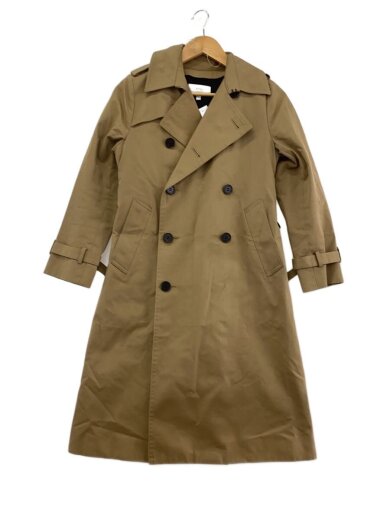 商品画像：トレンチコート/1/コットン/CML/193-17005/飾りボタン一箇所なし 1