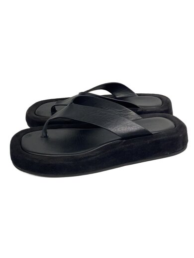 商品画像：サンダル/BLK/レザー 1