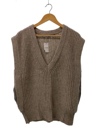 商品画像：ニットベスト(厚手)/36/カシミア/GRY/FU-K-KT002 1