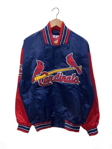 商品画像：Louis Cardinals//スタジャン/L/ナイロン/NVY/無地 1