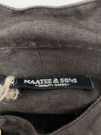 商品画像：25SS/ドS LINEN PULLOVERSHIRTS/3/リネン/BLK/MT5103-0618 3