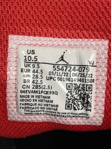 商品画像：ハイカットスニーカー/28.5cm/RED/554724-079 5