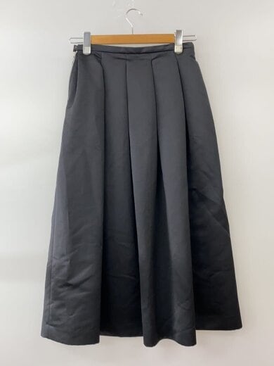 商品画像：サテンスカート/ロングスカート/36/ポリエステル/ブラック 2