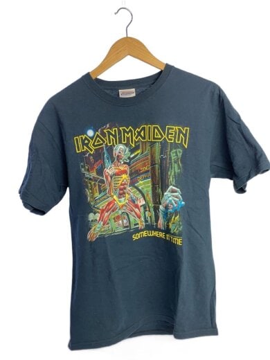 商品画像：Tシャツ/M/コットン/BLK/プリント/IRONMAIDEN 1