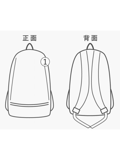 商品画像：リュック/--/BLK/NM71959/ベタ付き有 8