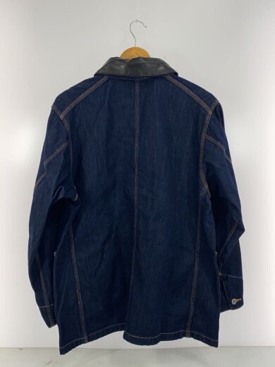 商品画像：2WAYフェイクレザー襟切替ハーフ丈デニムカバーオール/FREE/IDG/09WFJ254131 2