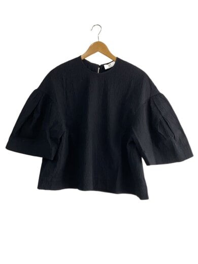 商品画像：半袖ブラウス/38/コットン/BLK// 1