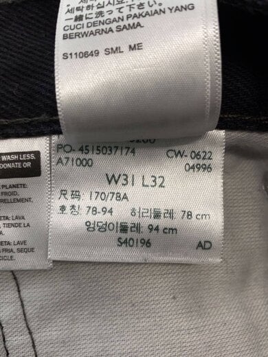 商品画像：550 リラックス ジーンズ/ブラックデニム/31/コットン/ブラック/00550-0260 5