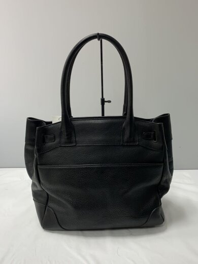 商品画像：トートバッグ/レザー/ブラック/黒/無地 3