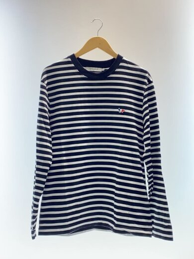 商品画像：フォックスパッチ/ボーダー/長袖Tシャツ/M/コットン/ブラック/FU00115KJ0044 1