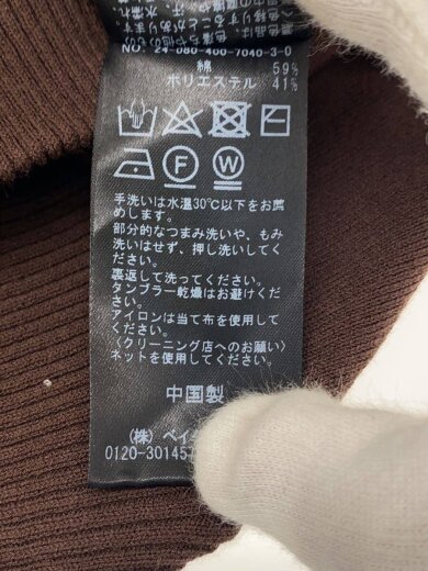 商品画像：ニット・セーター(薄手)/--/コットン/BRW/24-080-400-7040-3-0// 4