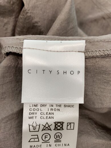 商品画像：V/N LEAN TIE DRESS/38/ナイロン/GRY/24-040-042-8030-4-0 3