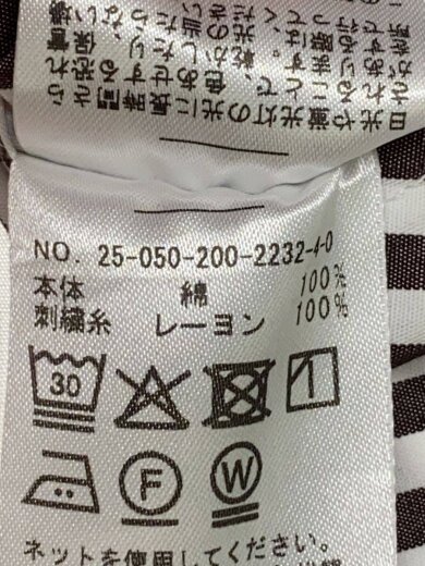 商品画像：50コットンオーバーシャツ/BRW/ストライプ// 4
