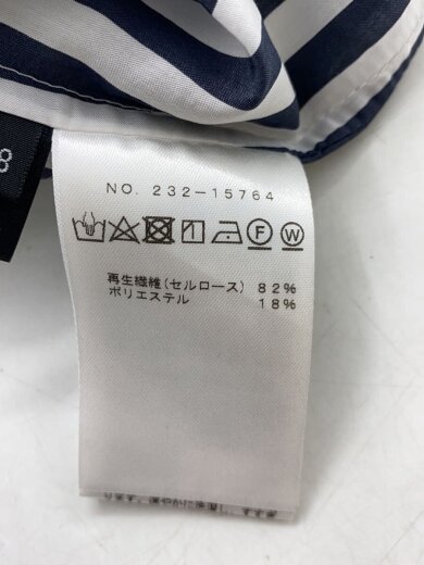 商品画像：Mfil/長袖ブラウス/38/--/BLK/ストライプ/232-15764 4