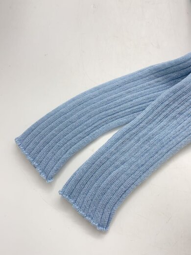 商品画像：rワイドリブポロニット/ニット・セーター(薄手)/--/--/BLU/内タグ欠損 4