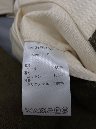 商品画像：ジャケット/2/ウール/KHK/24FW6004/WINDSHIELD CARDIGAN JACKET 4