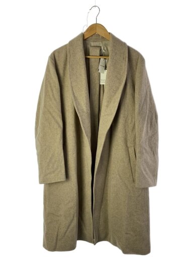 商品画像：コート/2/ウール/BEG/23FW6001/SHAWL GOWN COAT 1