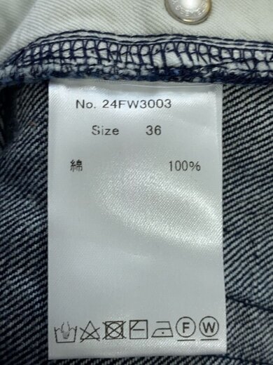 商品画像：BF SELVEDGE JEAN/ボトム/36/コットン/IDG/24FW3003NV 5