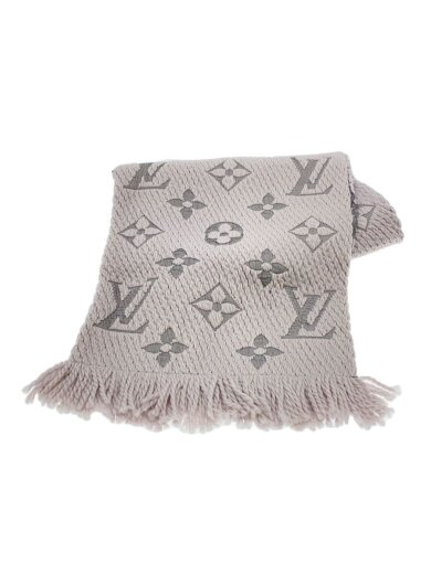 商品画像：エシャルプ・ロゴマニア_モノグラム/ウール/GRY/モノグラム/レディース 1