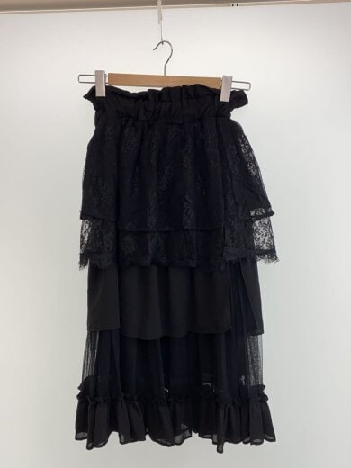 商品画像：ロングスカート/FREE/レーヨン/BLK/40804033 2