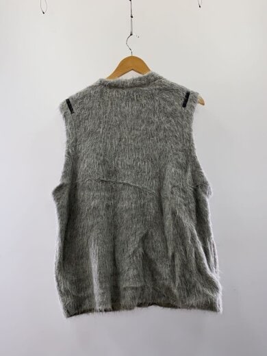 商品画像：アルパカ混/ニットベスト(厚手)/S/コットン/GRY/KNIT7 2