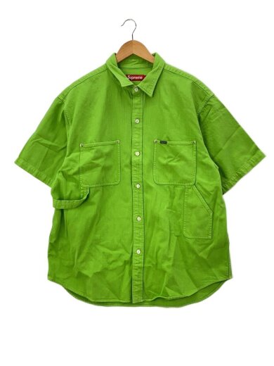 商品画像：25SS/Loose Fit S/S Denim Painter Shirt/L/GRN 1