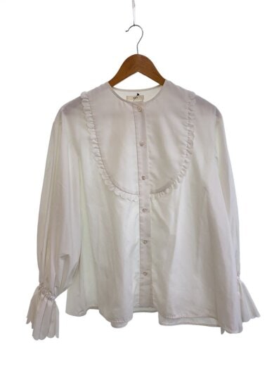 商品画像：長袖ブラウス/FREE/ポリエステル/WHT/YR2221-106-AW-2 1
