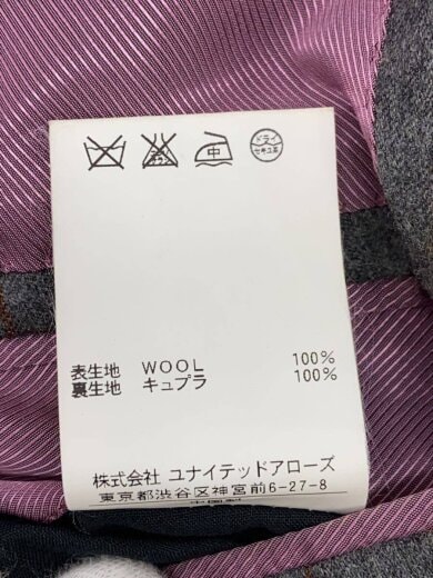 商品画像：×FOXBROTHERS/テーラードジャケット/M/ウール/GRY/ストライプ/1123-111-3296 5