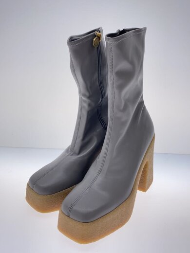 商品画像：Skyla/チャンキーアンクルブーツ/ショートブーツ/37/GRY// 2