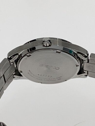 商品画像：ソーラー腕時計/アナログ/BLK/SLV/V158-0AB0 3