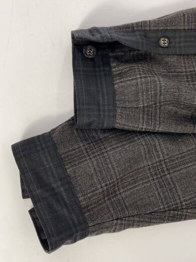 商品画像：GLEN CHECK MIX LUGGAGE SHIRT/1/ウール/GRY/チェック/WM2173109 6