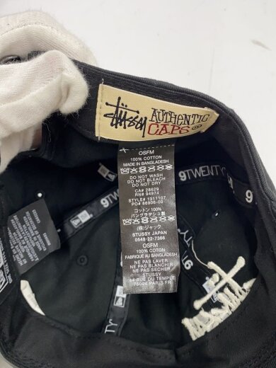 商品画像：×STUSSY/キャップ/--/コットン/BLK/メンズ/1311107 5