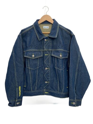 商品画像：WOKE EDGE/CANDY WEAVE DENIM JACKET/Gジャン/L/コットン/BLU// 1